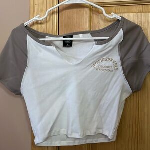 pacsun white top small